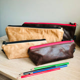 Leather Pencil or Make-Up Bags