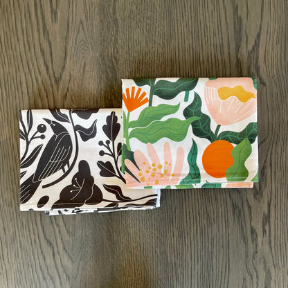 Napkin sets - Fynbos and Blackbird